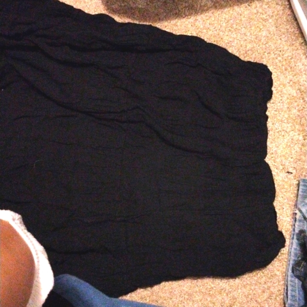 Long black skirt